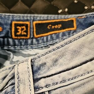 Rock Revival Sky Blue Cropped Jeans